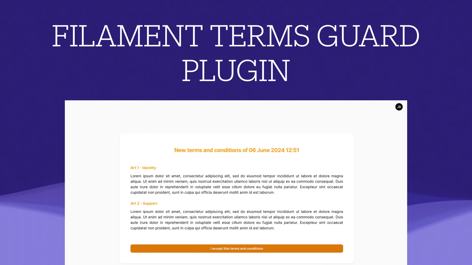 Filament Terms Guard - Readme